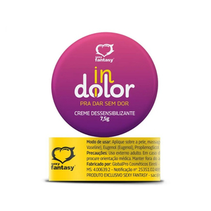 Pomada Dessensibilizante Indolor 7,5G – Sexy Fantasy