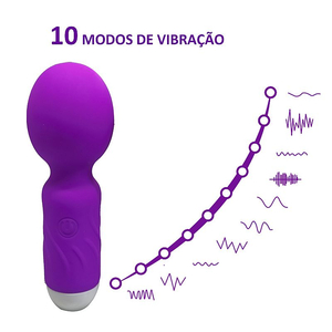MINI VARINHA MÁGICA  EM SILICONE RECARREGAVEL  /  HERO