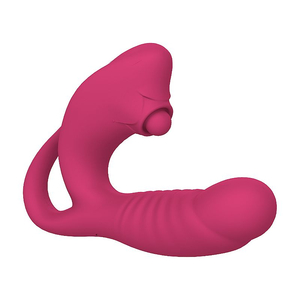 VIBRADOR DO PONTO G E CLITÓRIS COM SUCÇÃO 10 VIBRAÇÕES