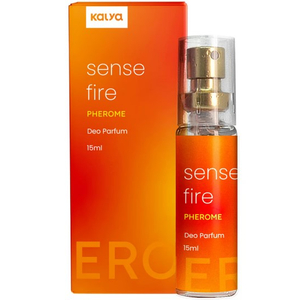 PERFUME FEMININO  COM ESTIMULADOR DE FEROMÔNIO PHEROME SENSE FIRE 15 ml