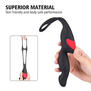 MASSAGEADOR DE PROSTATA 9 VIBRO RECARREGÁVEL COM CONTROLE - LANGER