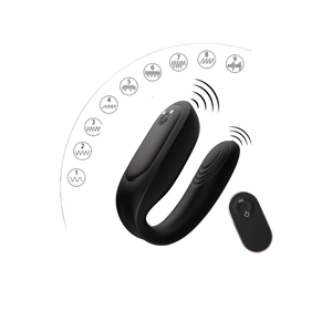 VIBRADOR PARA CASAL COM CONTROLE  - 9 VIBRAÇÕES -BAUD