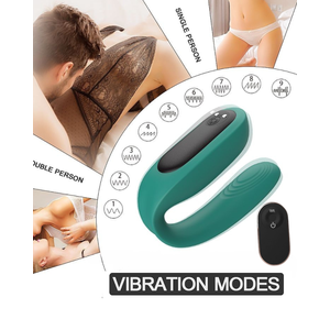 VIBRADOR PARA CASAL COM CONTROLE  - 9 VIBRAÇÕES -BAUD