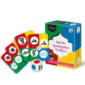 JOGO DO KAMA SUTRA LÉSBICA  - DADO COM RASPADINHAS