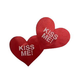 TAPA MAMILOS CORAÇÃO -KISS ME