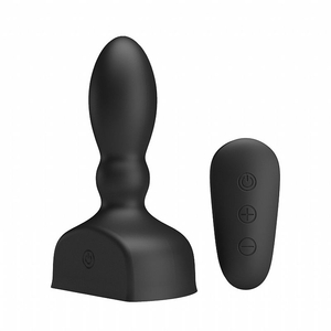 PLUG ANAL INFLÁVEL  COM VIBRO E CONTROLE / HARRIET / PRETY LOVE
