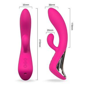 Vibrador Ponto G de Clitóris com Dedilhar / Vem cá - Demons  / 12 Vibrações