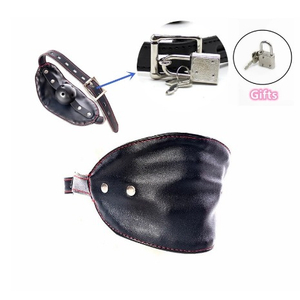 MORDAÇA LOCKABLE/ COM GAG BALL  E CADEADO