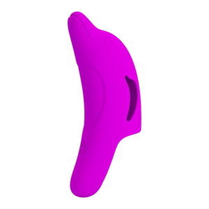DEDEIRA MASSAGEADOR DE CLIT / RECARREGAVEL  / DELPHINI / 10 VIBRAÇÕES / PRETTY LOVE