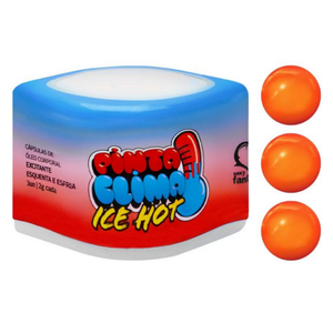 PINTA CLIMA - BOLINHA DO PRAZER HOT E ICE COM 3 UNIDADES
