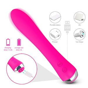 VIBRADOR DO PONTO G/COM AQUECIMENTO /9 VIBRAÇÕES/ RECARREGÁVEL /S-HAND / NICOLA