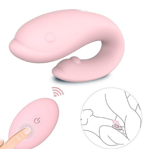 VIBRADOR  PARA CASAL  GOLFINHO -COM CONTROLE - 9 VIBRAÇÕES