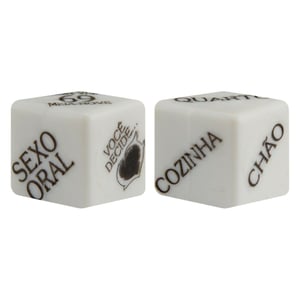 DADOS JOGO CUBO DO AMOR HOT COM 2 UNIDADES