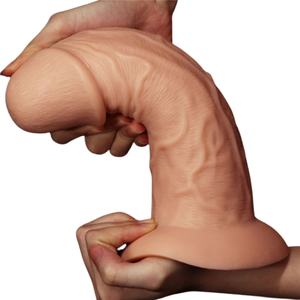 PENIS REALÍSTICO CURVED DILDO - COM VENTOSA - DILDO KING-SIZE 9