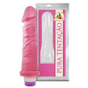 PENIS COM VIBRO AROMATICO TUTTI FRUTTI  18 X 4 CM