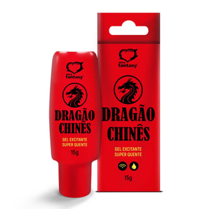 DRAGÃO CHINES  - GEL EXCITANTE SUPER QUENTE  15 G - ESQUENTA E EXCITA.