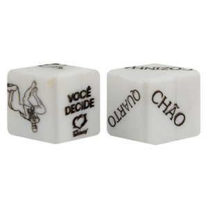 DADOS JOGO CUBO PRAZER HOT COM 2 UNIDADES