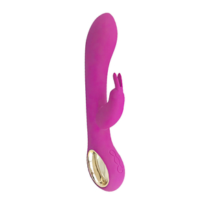 VIBRADOR  DUPLO COM 10 FUNÇOES DE VIBRAÇÕES RECARREGÁVEL