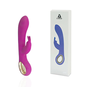 VIBRADOR  DUPLO COM 10 FUNÇOES DE VIBRAÇÕES RECARREGÁVEL