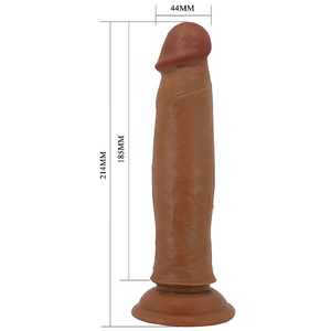 Pênis Super Realístico em Cyber com Dupla Camada e Ventosa - Keon | Stoys - 21,4x4,4cm