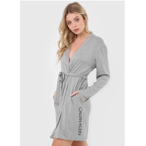 Robe de Manga Longa em Viscolight | Calvin Klein - Elegância atemporal para os momentos mais íntimos