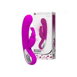 Massageador Recarregável com Estimulador Webb / 12 Vibrações | Pretty Love - 12 modos para descobrir o que realmente te