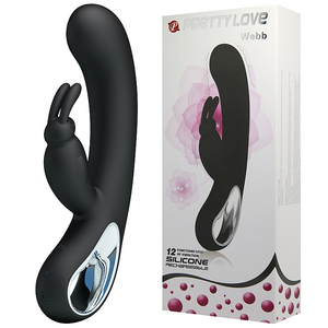 Massageador Recarregável com Estimulador Webb / 12 Vibrações | Pretty Love - 12 modos para descobrir o que realmente te