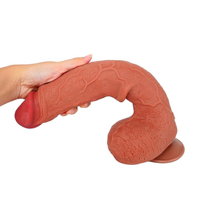 Pênis Realístico Super Macio com Dupla Camada e Ventosa | Stoys - 33x6cm