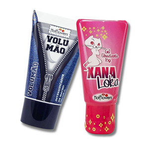 Kit Excitantes para casal  – Xana Loka + Volumão  – Hot Flowers
