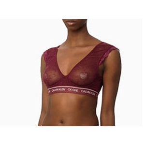 Top Alças Largas com Decote em V Rendado - CK One | Calvin Klein - Alças largas e decote V para o conforto com estilo