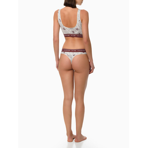 Calcinha Fio Dental Print Fast One | Calvin Klein