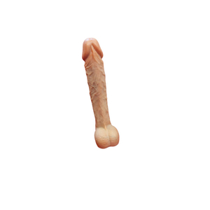 Dildo Pênis Gigante Realístico com ventosa em silicone líquido - 35x5cm