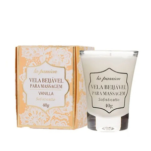 Vela de Massagem Sensual Aromática Beijável Vanilla