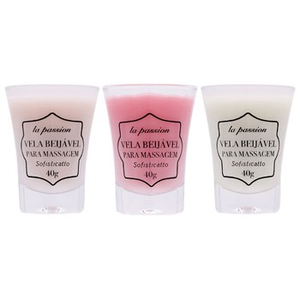 Vela de Massagem Sensual Aromática Beijável Vanilla
