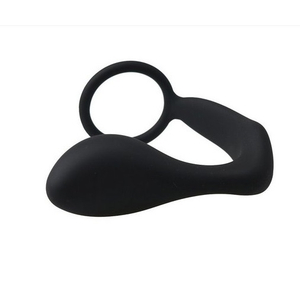 PLUG ANAL COM ANEL EM SILICONE ESTIMULADOR  / MASSAGEADOR DE PROSTATA