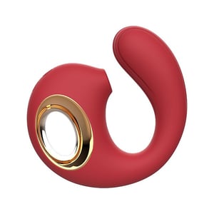 VIBRADOR DO PONTO G E CLITÓRIS COM SUCÇÃO 10 VIBRAÇÕES SNAIL