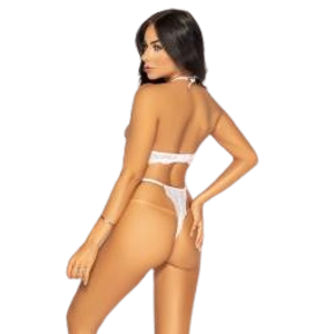 Conjunto Sensual em Renda com Calcinha Fio.
