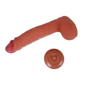 Pênis Realístico Super Macio com Dupla Camada e Ventosa | Stoys - 33x6cm
