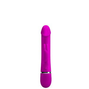 Vibrador Recarregável Com Ponta no Formato de Glande, Estimulador Clitoriano e Simulação de Ejaculação-BW-066005