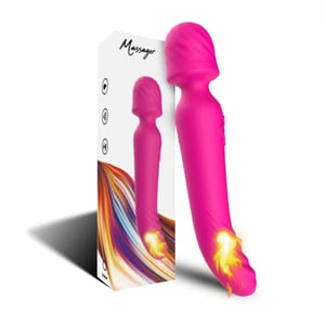 Vibrador duplo Varinha Magica com 9 modos de vibração - USK -AV039
