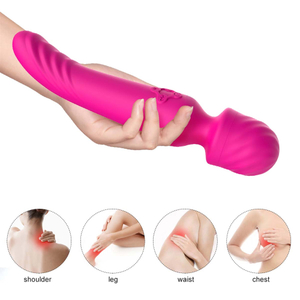 Vibrador duplo Varinha Magica com 9 modos de vibração - USK -AV039