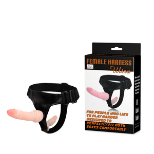 Cinta Peniana com Plug Vaginal – FEMALE HARNESS ULTRA – BW-022020