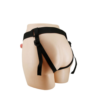 Cinta Peniana com Pênis Oco, Possui Estimulador Clitoriano Formato Coelho –PRETTY LOVE- BW-022099N