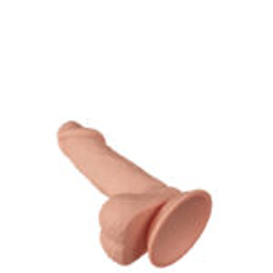 Pênis Realístico 19,4cm com Glande Saliente, Veias, Escroto e Ventosa – BW-008108NR