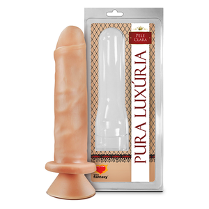 Pênis Realístico sem Escroto com Ventosa 17,4x4,1cm-PV003 - U