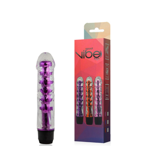 Vibrador Personal Com Capa Translúcida Multivelocidade-PS-011/PE011B