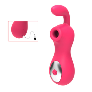Vibrador para Ponto G com Estimulador de Clitóris com 12 modos de vibração e pulsação - SU0460 - U