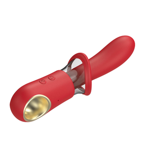 Vibrador e Sugador com 10 modos de vibração e 10 modos de sucção-VB182