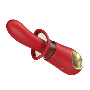 Vibrador e Sugador com 10 modos de vibração e 10 modos de sucção-VB182