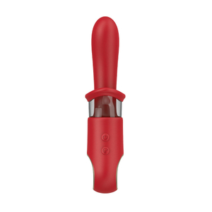 Vibrador e Sugador com 10 modos de vibração e 10 modos de sucção-VB182